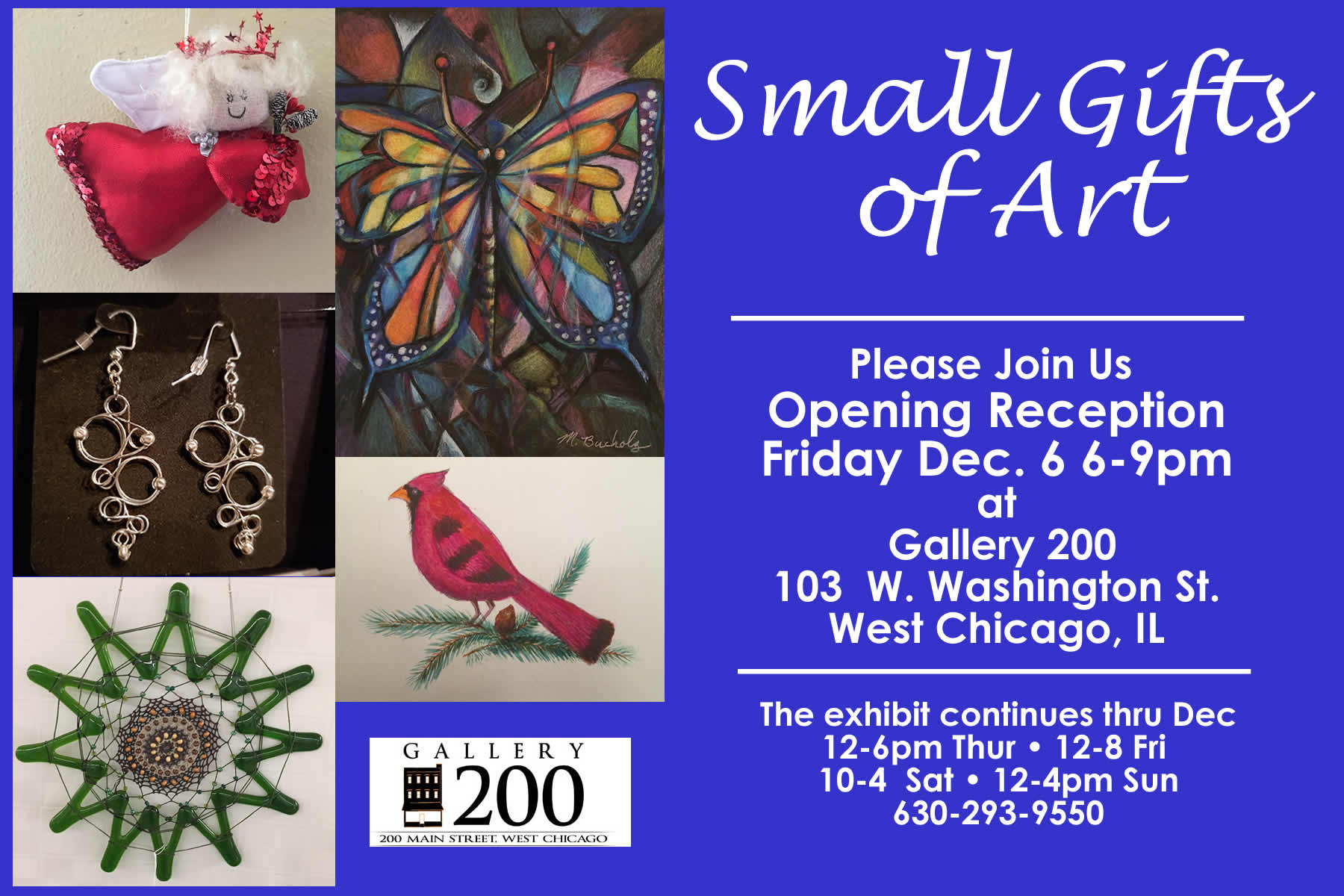 Small  Gifts of Art at Gallery 200 - 2019
